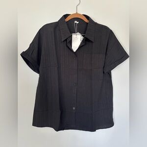 Neineiwu Black Women's Blouse